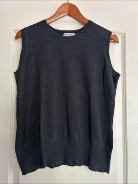Vintage Cherokee Heather Grey Sleeveless Sweater